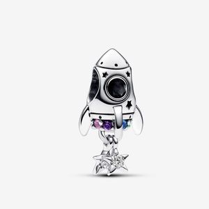 Space love rocket charm pandora.